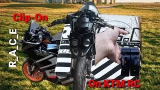 Handle Bar Modification On KTM RC200 _R_A_C_E   Clip -On Handle bar  -Un boxing and Fitment