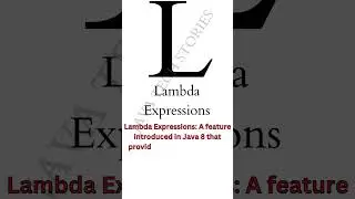 Lambda Expressions in Java