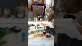 Video: Glass Samplers 3: matching modern colors to traditional stain glass panel