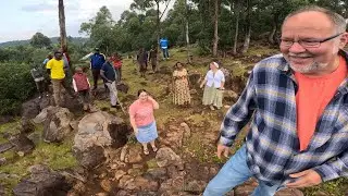 Inside an African Village Somewhere in Kisii - Kenya with my Parents in-Law. Sylvia Bichanga