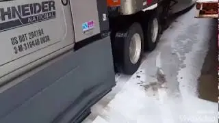 I got stuck in the snow. Keep salt in your truck
