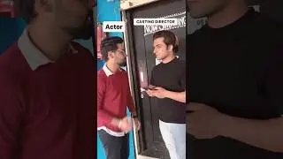 When actors visit for audition and meet casting director 🥲 #bollywood #actor #mumbai #trending