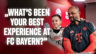 Vincent Kompany faces tough questions from children | KidsClub press conference with our coach 🎙️
