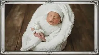 Baby Lullaby | Calm Sleep Music for Babies | Peaceful Baby Art | 1 Hour