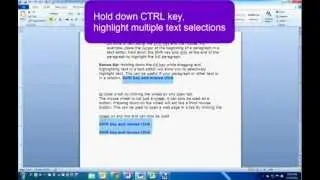 Shortcuts Using Your Mouse - by Turner Time Management