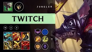Twitch Jungle vs Kayn - EUW Master Patch 25.24