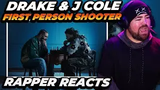THE GOAT BATTLE | Drake - First Person Shooter ft. J Cole REACTION