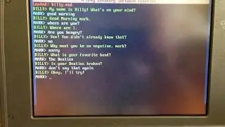 Billy v3.11 Artificial Intelligence Program - The 386 Experience Vintage Software Review