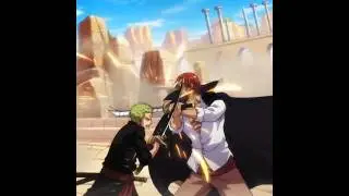 Shanks trains Zoro's Haki #explore #onepiece #anime