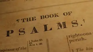 the Psalms - week 3