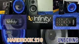 HARMAN INFINITY MODEL HARD ROCK 210 PRODUCT UNBOXING FIRST LOOK