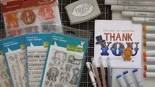 Circus Themed Thank You Card :D