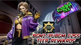 BGMI C2S5 FULL TIER REWARDS | M9 outfits and rewards |c2s5 tier rewards in bgmi full video #bgmitier