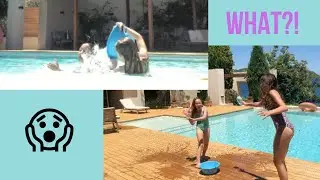 OPPOSITE SISTERS have their FIRST WATER BALLOON FIGHT!