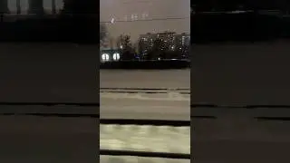 Восточное Дегунино из окна Аэроэкспресса в Аэропорт Шереметьево, г. Москва, 28.12.2025