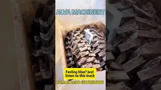 Powerful shredder！Listen~#shredder #machine #recycling #aluminum #iron  #crusher