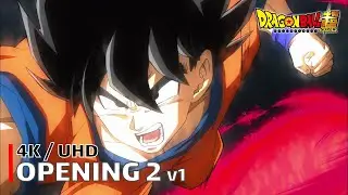 Dragon Ball Super - Opening 2 v1 (Genkai Toppa &times; Survivor) | 4K UHD Creditless | Subtitles