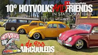 MAIS DE 900 AIRCOOLED NO 10&deg; HOTVOLKS AND FRIENDS IN STATION ATIBAIA! Fusca na Foto