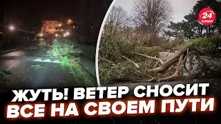 😱ГИГАНТСКИЙ шторм накрывает Британию и Ирландию! Школы ЭКСТРЕННО закрыли. КРАСНЫЙ уровень опасности