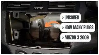 Uncover the Truth: How many plugs radio connector wiring harness MAZDA 3 SP25 2009