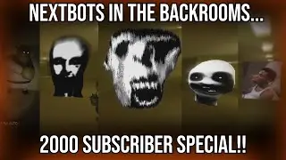 Too many gmod nextbots chase me in the backrooms  (Hunger, terminus and MANY MORE)
