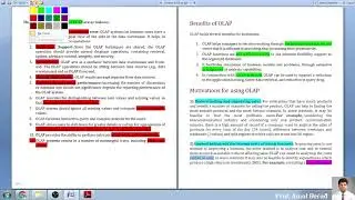 OLAP : Data Multidimensional Models