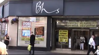 BHS Middlesbrough Store Closed Down.