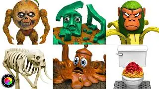 Cree BRAINROTS pero LES PASO ESTO.... 😭 (Extinto, Derretido, Anime, Zombie) Clay| PlastiVerse