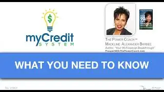 Easy DIY Credit Repair | The Power Coach&trade; Madeline Alexander