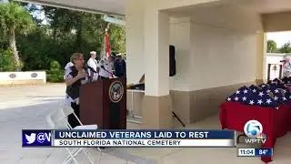 Veterans laid to rest at South Florida National Cemetery