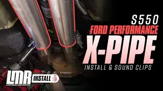 Mustang GT Ford Performance X-Pipe Install & Sound Clips (2015-2022 5.0L)