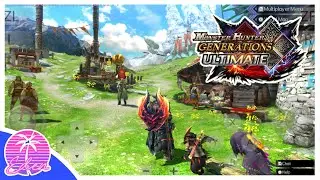 Monster Hunter Generations Ultimate on Android + HD Pixel Pack 3.0 - Eden Emulator (Switch)