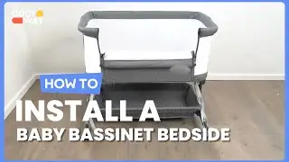 How to Install the Baby Bassinet Bedside Sleeper | 15824367 #costway #howto