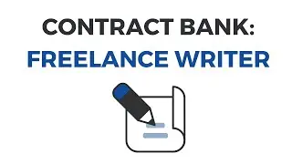 Contract Bank: Freelance Writing Agreement (Freelance Writer)