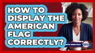 How to display the American flag correctly?