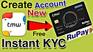 How to Create Tmw wallet Rupay Virtual Card Account with Instant KYC Live Proof || TMW Debit Card🔥