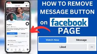 How To Remove Message Button on Facebook Page