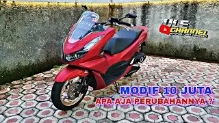 REVIEW MODIFIKASI PCX 160 ULE CHANNEL , SEHARGA MOTOR CUY🤣