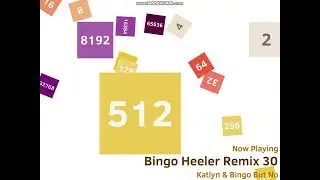 6 minutes of moving 2048 tiles with @KatlynAndBingoButNo music