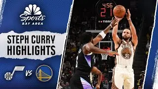 Steph Curry highlights: Watch Warriors star score 31 points in win against Jazz | NBC Sports BA