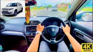 Maruti Suzuki Vitara Brezza ZDI plus/2017 top model/Diesel manual/Drive POV/Overview