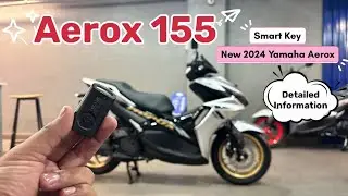 New 2024 Yamaha Aerox 155 With Smart Key features new updates and price 🤩