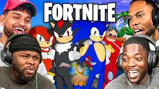 WE RAN DRILLS WITH SONIC ON FORTNITE!