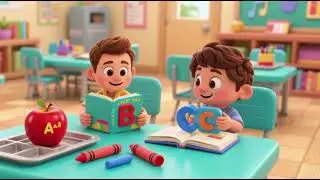 ABC Bus Gets Ready for School 🚌🎒🔤 | ABC Learning Nursery Rhymes & Kids Songs