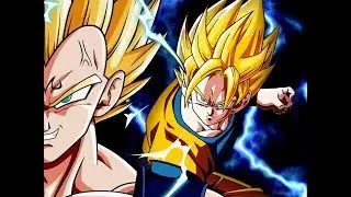 GOKU VS MAJIN VEGETA FULL FIGHT dragon ball w/Juximi AMV#8