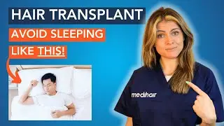 How to sleep after a hair transplant?