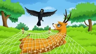 हिरन और कौआ की दोस्ती?!! The Deer and The Crow #story #deer #video #cartoon 