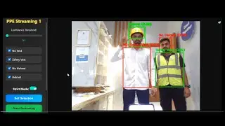 Real-Time Industrial PPE Detection and Monitoring with Multi-Camera Support