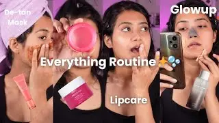 Everything Self-care Routine ✨ Weekly Pamper Routine For Clear Skin, Soft Lips