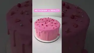 Instagram vs Reality: Cake Edition 🍰😂 #CakeFail #BakingReality #InstagramVsReality #FunnyBaking